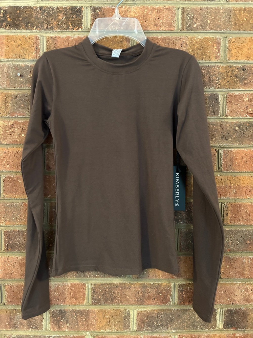 Kimberly Lightweight Brown Long Sleeve Women's Tee